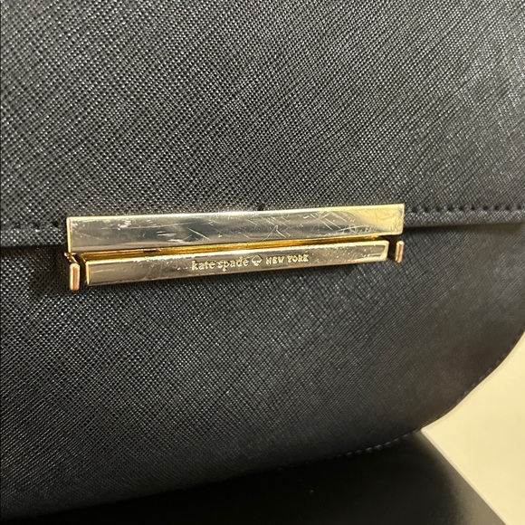 Kate Spade Heritage Make It Mine Byrdie Crossbody Black Saffiano Leather - Picture 14 of 17